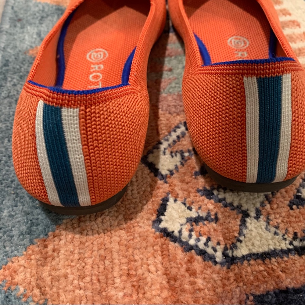 Orange Rothy flats - Picture 2 of 3